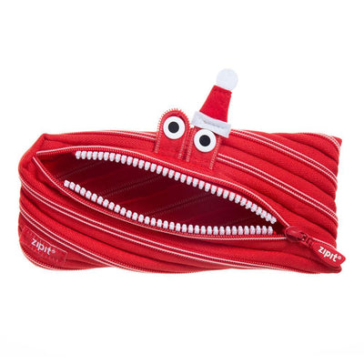 ZIPIT Christmas Monster Pouch Red 