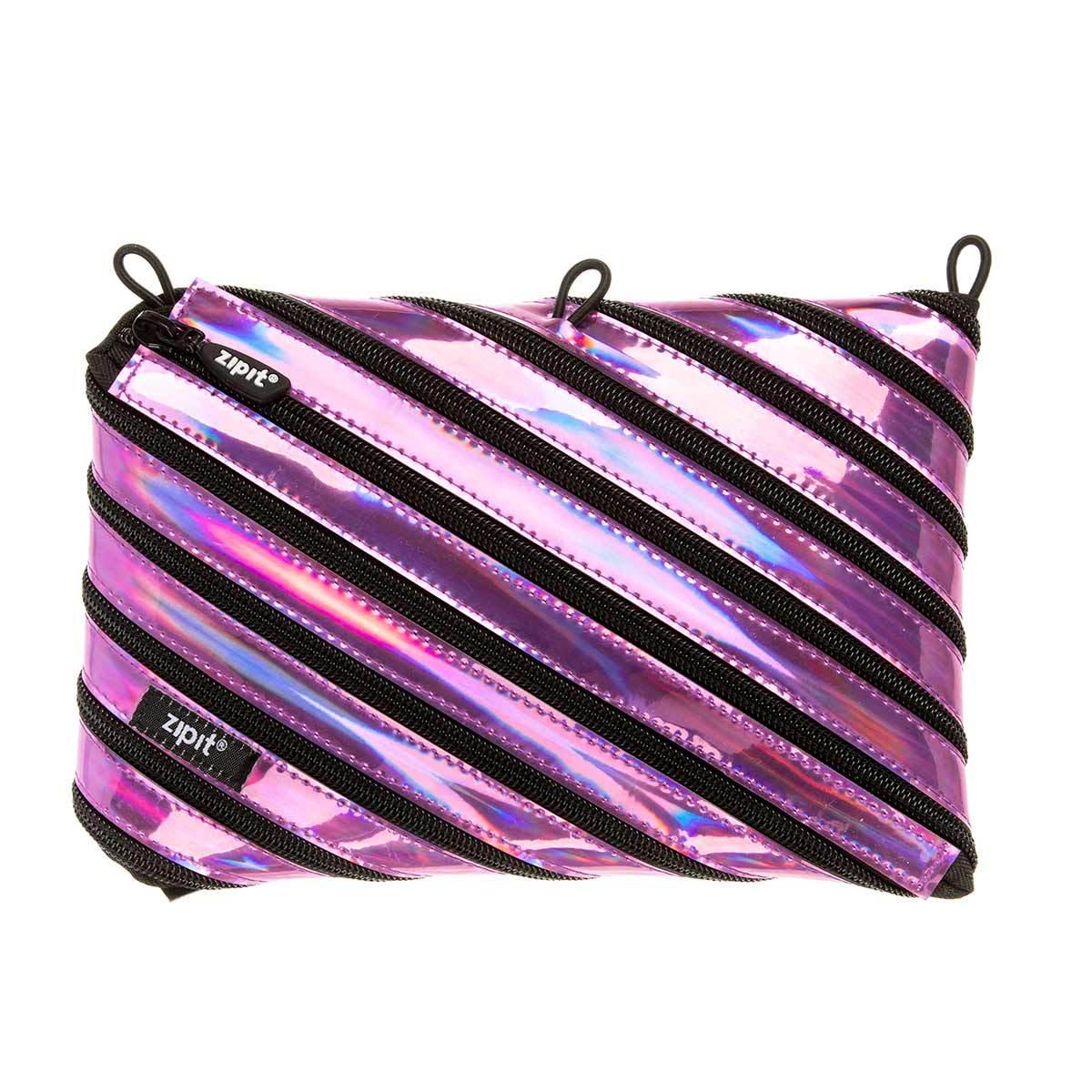 ZIPIT Colorz 3 Ring Binder Pencil Pouch, Galaxy – Pink Flamingo Party Co.