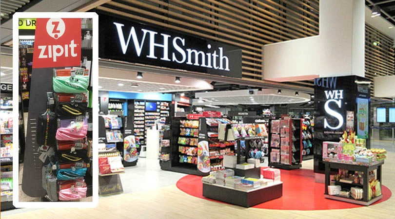 Zipit Sign ZIPIT Signs Distribution Agreement with WHSmith Travel Retail Stores