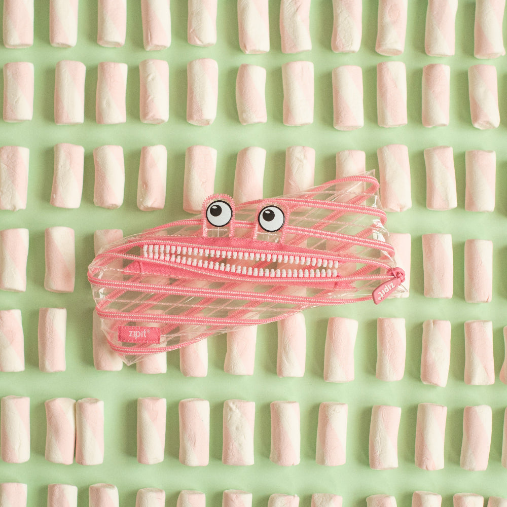 Clear Monster Pouch - See-Through | ZIPIT®