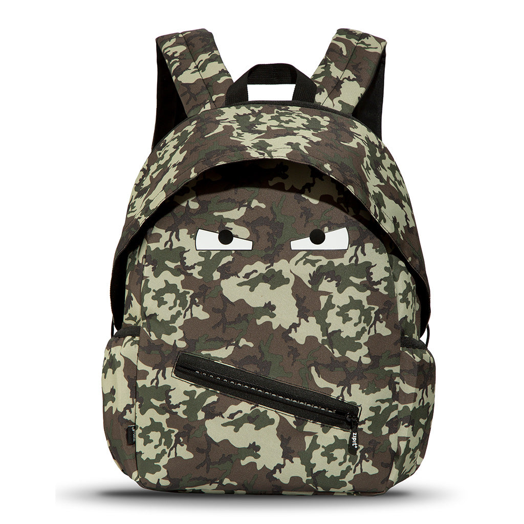 Grillz Backpack for Kids in Camo Green