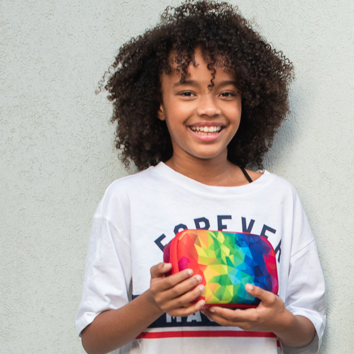 monzee アイボリー ベスト Lサイズ Colorz Pencil Box - Vibrant Prints | ZIPIT®