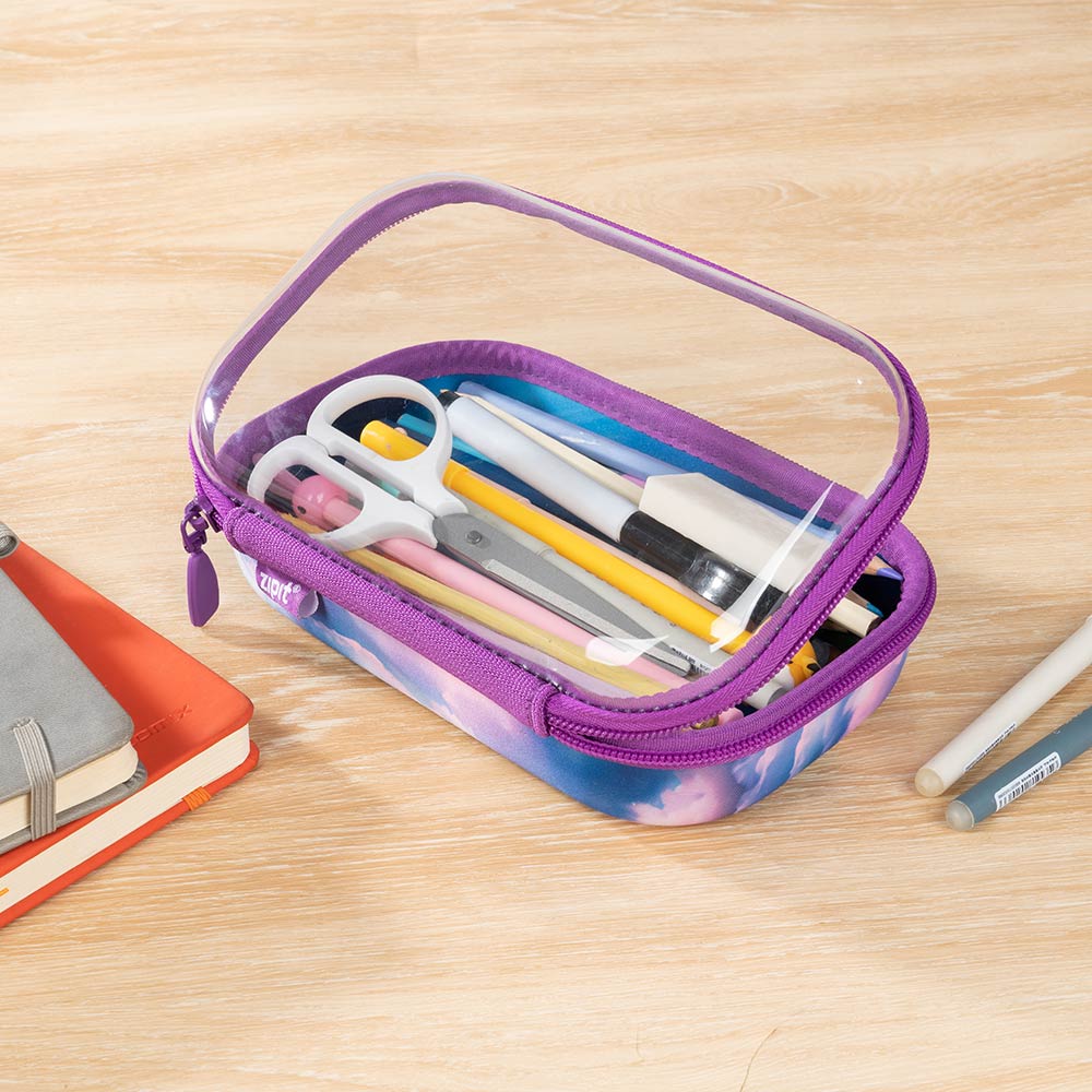 Clear Top Pencil Box - EVA Shell | ZIPIT®