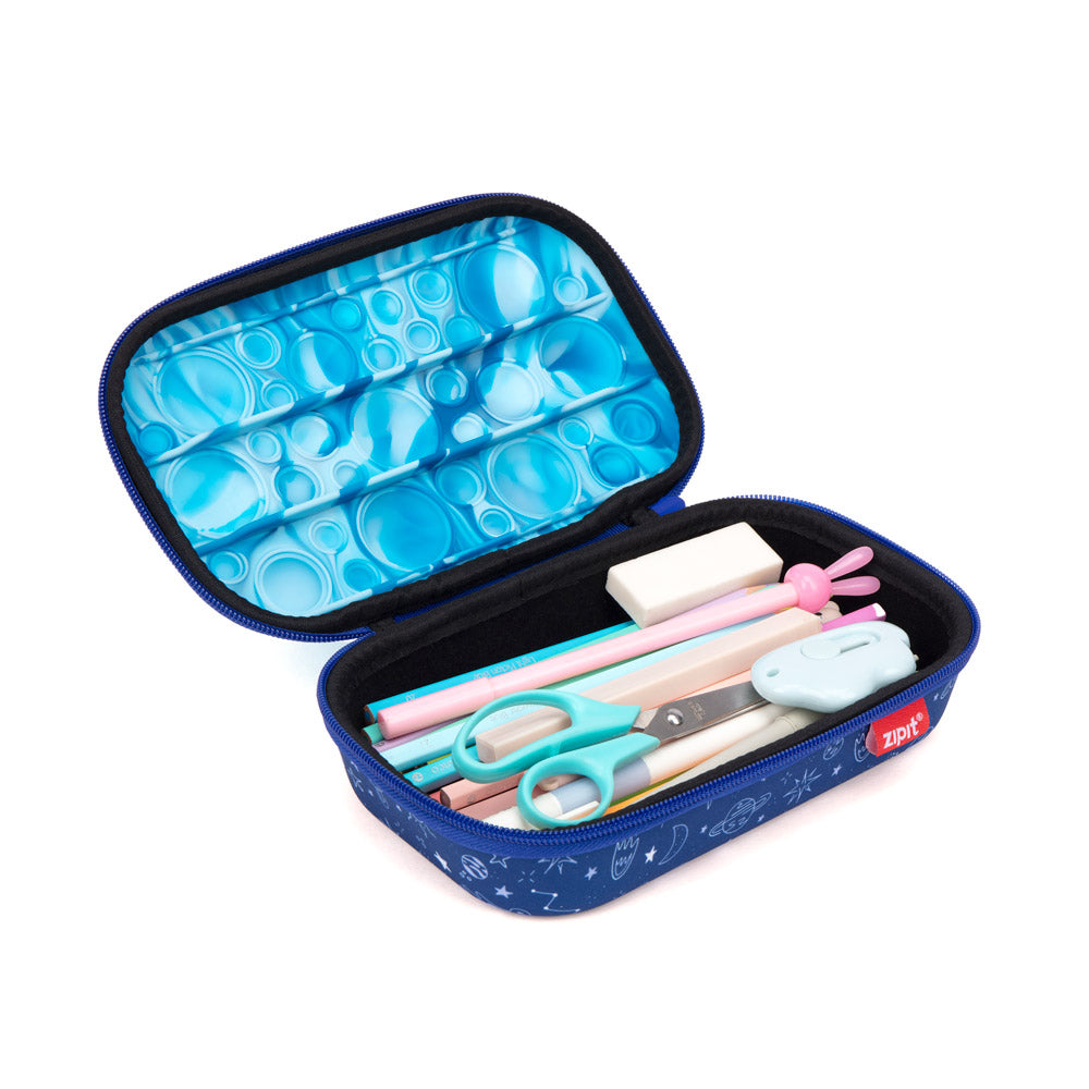 Zipit Astuccio Sensoriale Con Bolle Per Bambini - Fidget Case In Silicone - Capiente Per Scuola E Ufficio