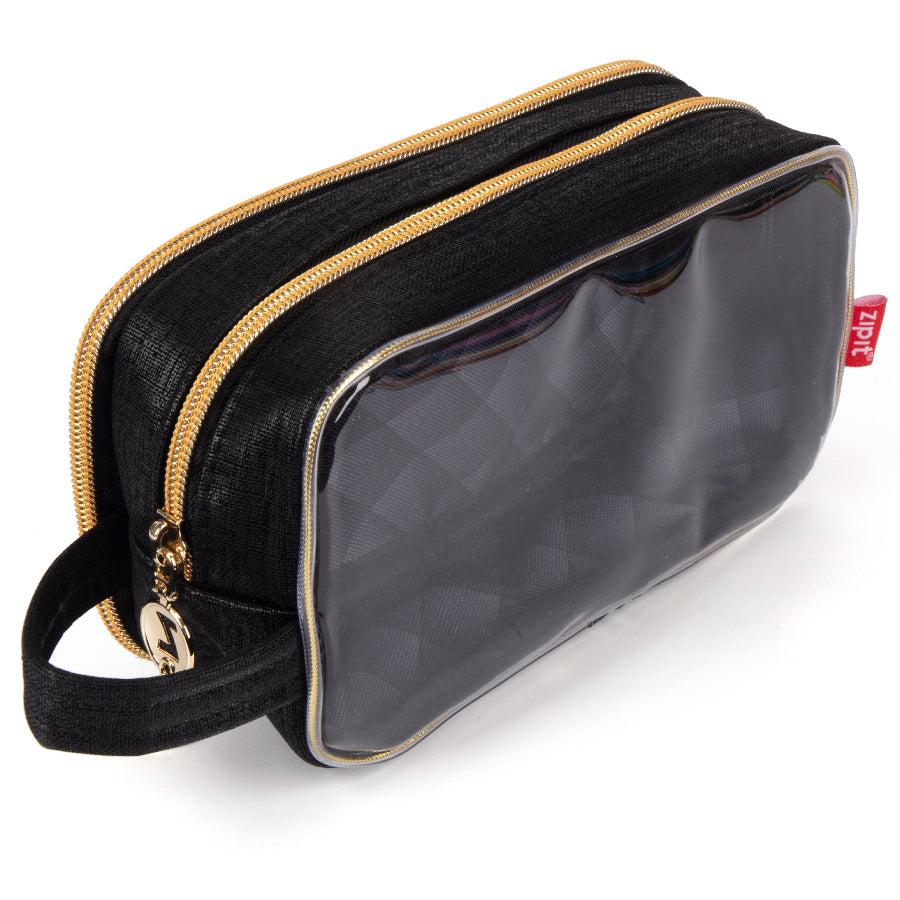 Zipit: Travel Makeup Bag - Black