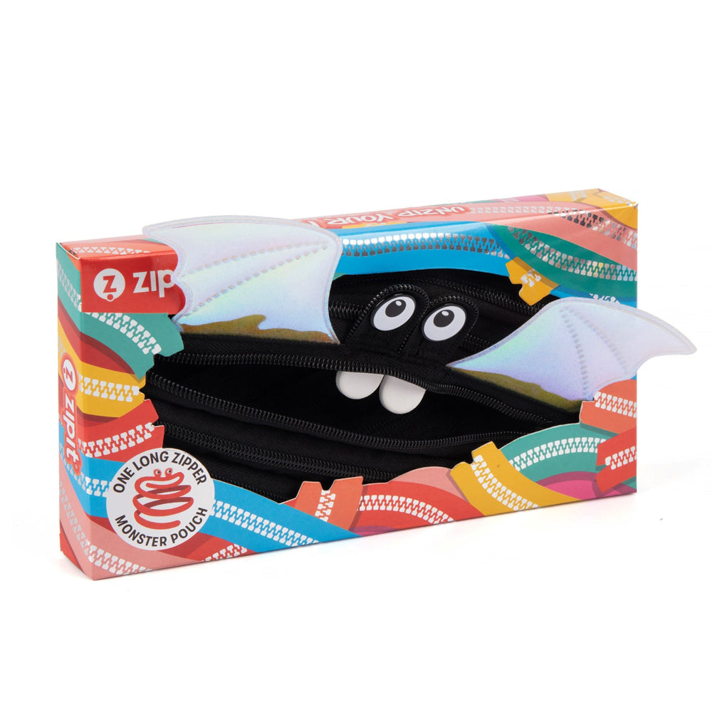 Bat Pencil Case - Cute Wings & Teeth | ZIPIT®