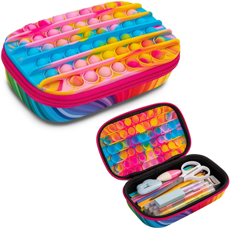 ZIPIT ZIP & POP New Pencil Box for Kids, Pink - Walmart.com