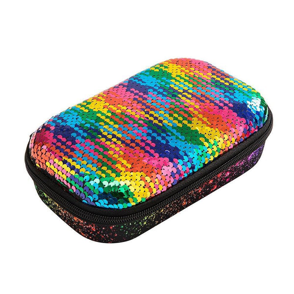 Zipit Glitter Large Pencil Box for Girls (Tye Dye)