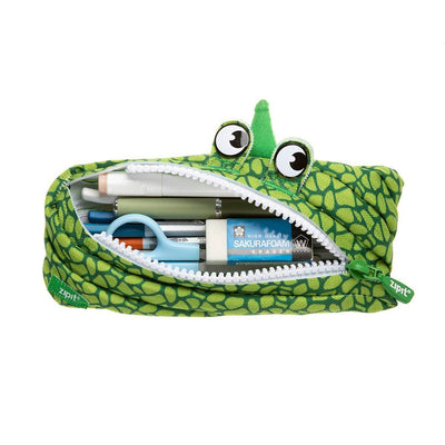 ZIPIT Dino Pouch Green Scales 