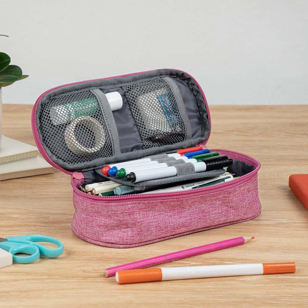 ZIPIT Essentials Pencil Case - Pink - 33 requests