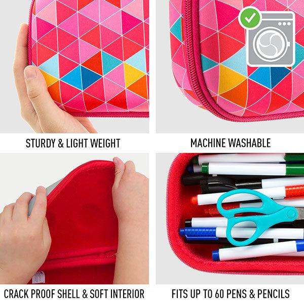 Zipit Fresh Colors Pencil/Storage Box - Express Your Case Pencil Case