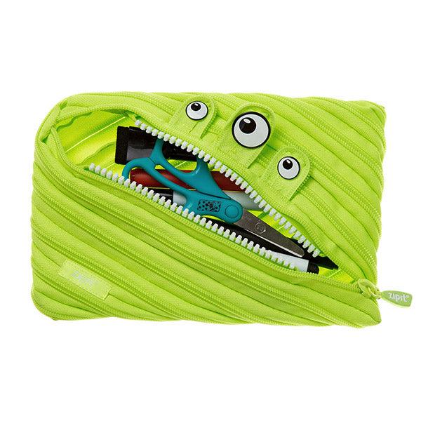 ZIPIT Astuccio Jumbo Linea Camouflage – Grande Capacità, Zip Lunga, Lavabile, Per Scuola, Ufficio, Trucco, 23x15x2 Cm