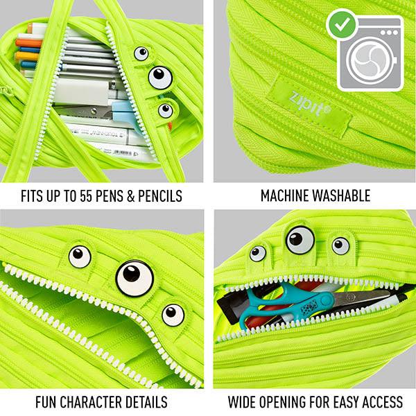 Monster Jumbo Pouch - Holds 50+ Pens | ZIPIT®